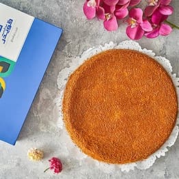 كنافة بالكريمه - صينية